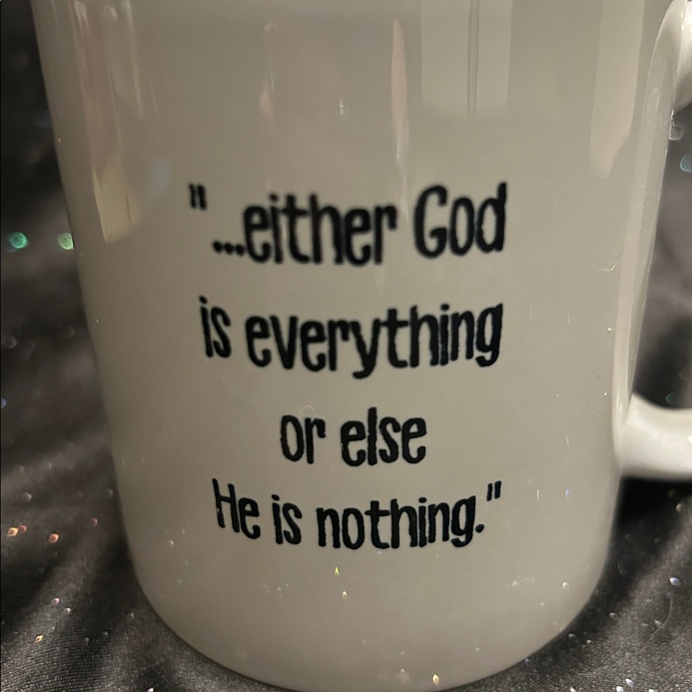 AA Big Book Inspirational Quote White Mug